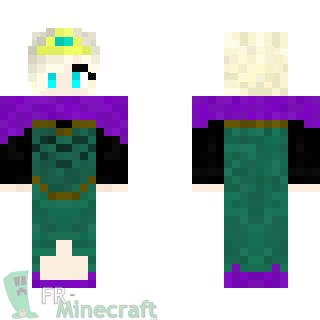 Aperçu de la skin Minecraft Elsa - La reine des neiges