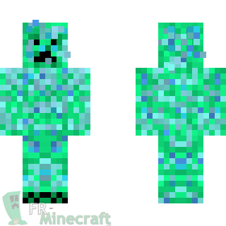 Aperçu de la skin Minecraft Creeper chargé