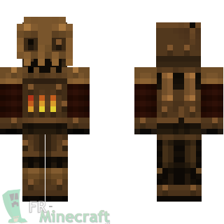 Aperçu de la skin Minecraft Robot rouillé