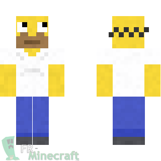 Aperçu de la skin Minecraft Homer Simpson