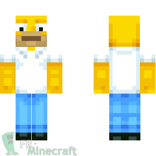 Aperçu de la skin Minecraft Homer Simpson