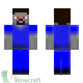 Aperçu de la skin Minecraft Steve robot