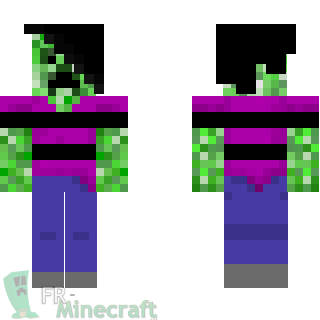 Aperçu de la skin Minecraft Emo Creeper