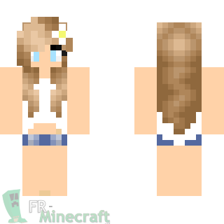 Aperçu de la skin Minecraft Fille en débardeur