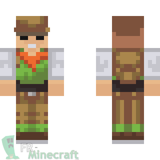 Aperçu de la skin Minecraft Montagnard - Pokémon