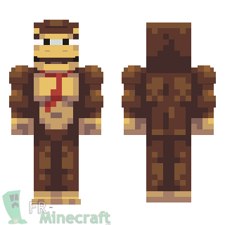 Aperçu de la skin Minecraft Donkey Kong - Donkey Kong