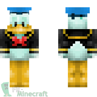 Aperçu de la skin Minecraft Donald Duck