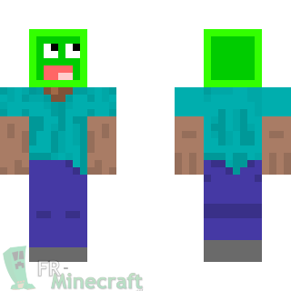 Aperçu de la skin Minecraft Steve Smiley