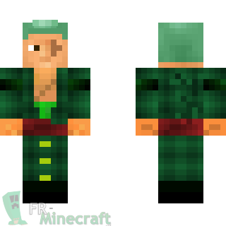 Aperçu de la skin Minecraft Zorro - One piece