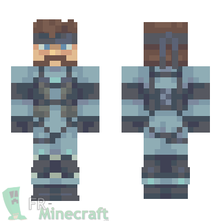 Aperçu de la skin Minecraft Solide Snake - Métal Gear Solide