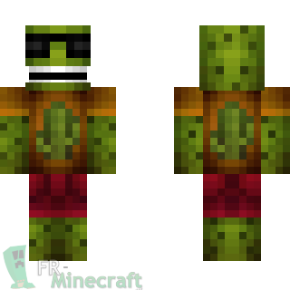 Aperçu de la skin Minecraft Cactus cool