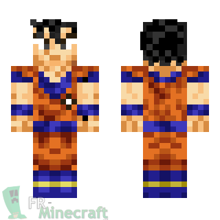 Aperçu de la skin Minecraft Son Goku - Dragon Ball Z