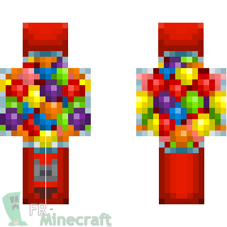 Aperçu de la skin Minecraft Distributeur de bonbon