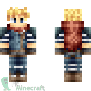 Aperçu de la skin Minecraft Cloud Strife - Final Fantasy