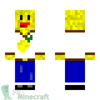 Aperçu de la skin Minecraft Homme citron