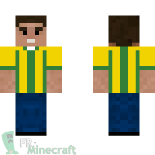 Aperçu de la skin Minecraft Joueur de foot