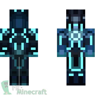 Aperçu de la skin Minecraft Tron