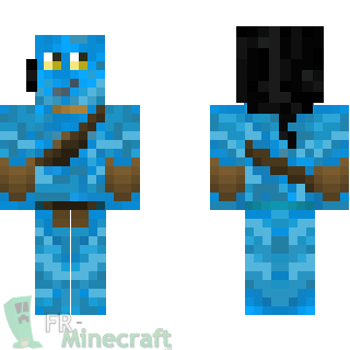 Aperçu de la skin Minecraft Jake Sully - Avatar