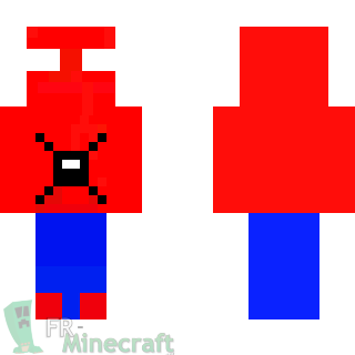 Aperçu de la skin Minecraft Spiderman