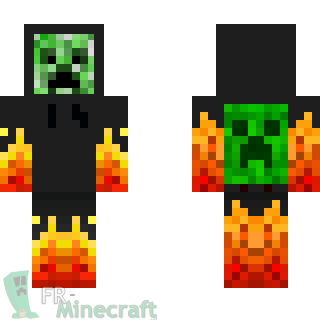 Aperçu de la skin Minecraft Jeune creppper