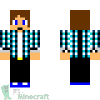 Aperçu de la skin Minecraft Mec (plutôt) stylé