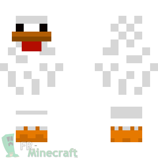 Aperçu de la skin Minecraft Poulet