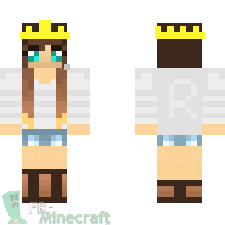 Aperçu de la skin Minecraft Jeune Fille