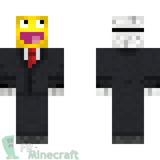 Aperçu de la skin Minecraft Slender Epic Face