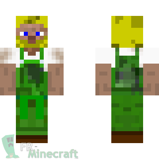 Aperçu de la skin Minecraft Steve fermier