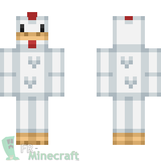 Aperçu de la skin Minecraft Poulet