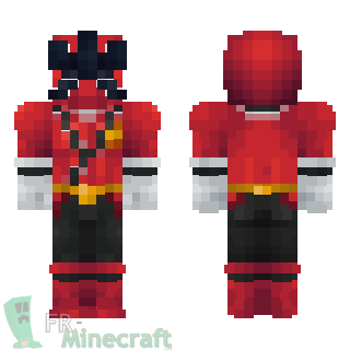 Aperçu de la skin Minecraft Jaden -power ranger samurai