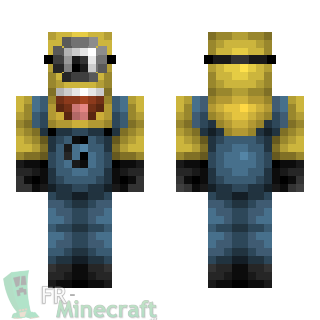 Aperçu de la skin Minecraft Minion fou - Moi moche et méchant 2