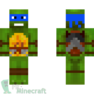 Aperçu de la skin Minecraft Leonardo - Tortue Ninja