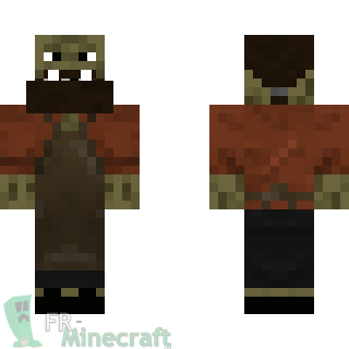 Aperçu de la skin Minecraft Orc - Skyrim