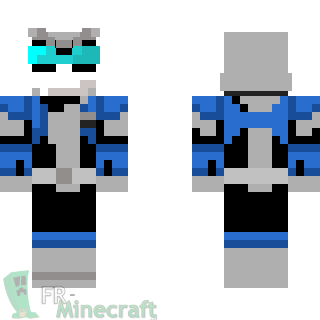 Aperçu de la skin Minecraft Silver - Power rangers beast morphers