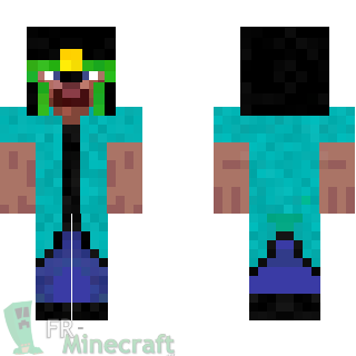 Aperçu de la skin Minecraft Steve le Héros