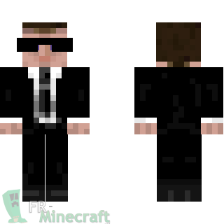 Aperçu de la skin Minecraft Agent Smith - Matrix