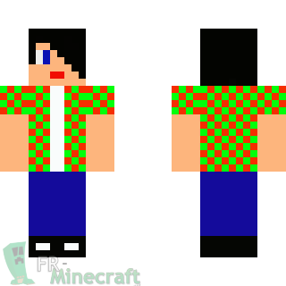 Aperçu de la skin Minecraft En chemise