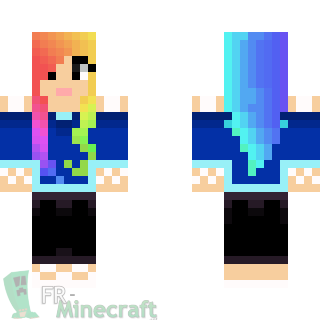 Aperçu de la skin Minecraft Nyan Girl