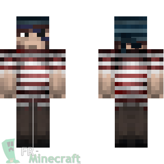 Aperçu de la skin Minecraft Pirate