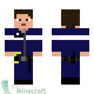 Aperçu de la skin Minecraft Gendarme