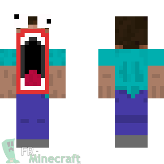 Aperçu de la skin Minecraft Bouche immense