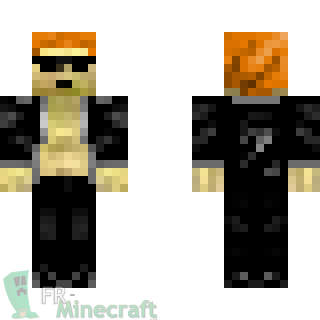 Aperçu de la skin Minecraft Homme jaune