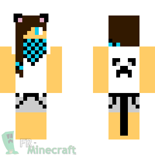 Aperçu de la skin Minecraft Fille