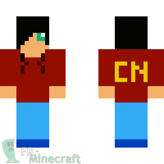 Aperçu de la skin Minecraft garçon cool