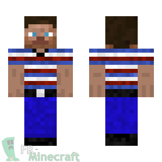 Aperçu de la skin Minecraft Steve Détendu