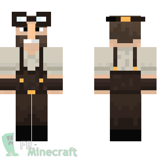 Aperçu de la skin Minecraft Aviateur