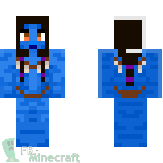 Aperçu de la skin Minecraft Neytiri - Avatar