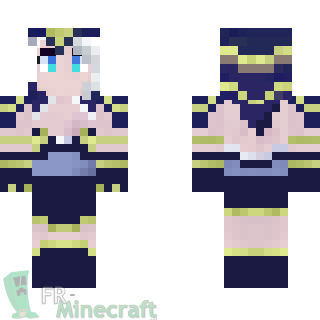 Aperçu de la skin Minecraft Ashe - League of Legends