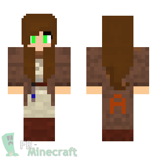 Aperçu de la skin Minecraft Fille Jedi - Star Wars